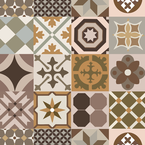 Adesivo de Azulejo - Azulejo Sépia